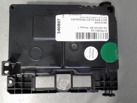 BOITE A FUSIBLES CITROEN C4 I Phase 1 2004-2008