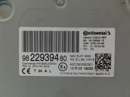 AUTORADIO CITROEN C3 2009-