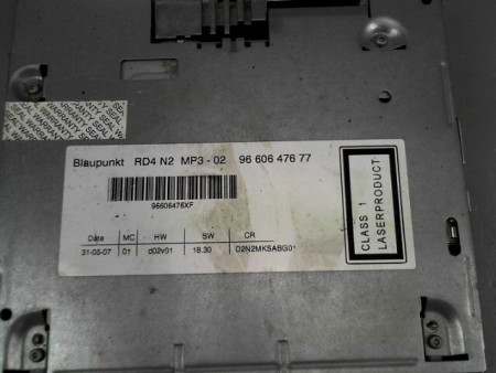 AUTORADIO PEUGEOT 407 SW Phase 1 2004-2008