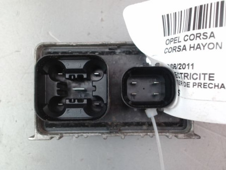 BOITIER DE PRECHAUFFAGE OPEL CORSA IV Phase 2 (D) 2011-2015