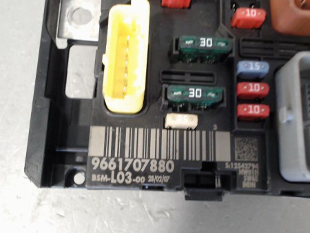 BOITE A FUSIBLES CITROEN C3 I Phase 2 2005-2010
