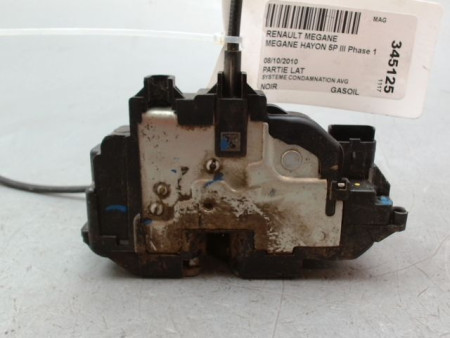 SYSTEME CONDAMNATION AVANT GAUCHE RENAULT MEGANE III Phase 1 2008-2012