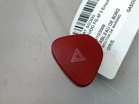 BOUTON DE WARNING FIAT SCUDO FG II Empatt.3000 2007-...