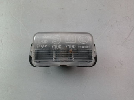 ECLAIREUR PLAQUE DE POLICE GAUCHE PEUGEOT 206 + 2009-2013