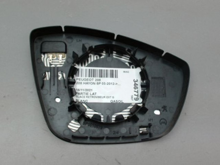 GLACE RETROVISEUR EXT G PEUGEOT 208 2012-...