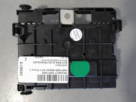 BOITE A FUSIBLES PEUGEOT PARTNER BREAK II Phase 2 (B9) 2012-...