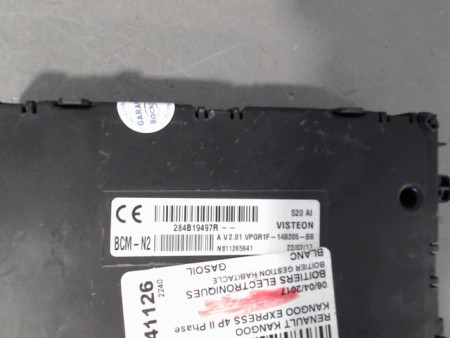 BOITIER GESTION HABITACLE RENAULT KANGOO EXPRESS II Phase 2 2013-...