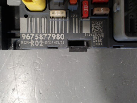BOITE A FUSIBLES CITROEN GRAND C4 PICASSO MONOSP. I LONG 2006-2013