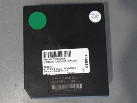 BOITE A FUSIBLES RENAULT MEGANE III Phase 1 2008-2012