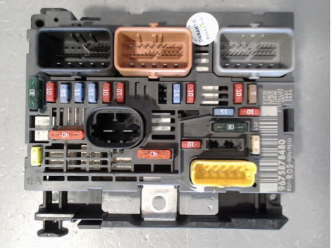 BOITE A FUSIBLES CITROEN BERLINGO FG II Phase 1 (B9) LONG 2008-2012