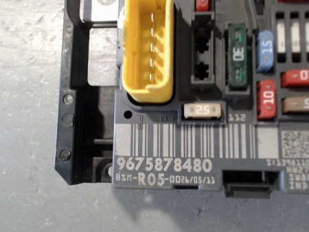 BOITE A FUSIBLES CITROEN BERLINGO FG II Phase 1 (B9) LONG 2008-2012