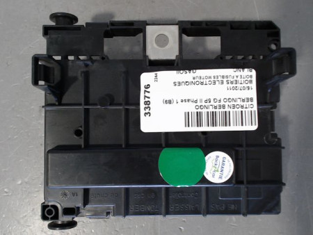 BOITE A FUSIBLES CITROEN BERLINGO FG II Phase 1 (B9) LONG 2008-2012