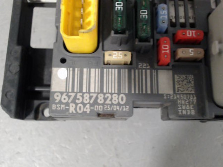 BOITE A FUSIBLES CITROEN BERLINGO II BREAK 2008-