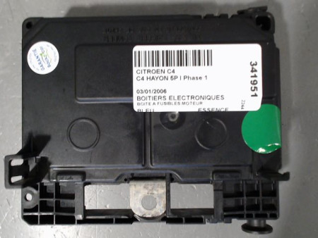 BOITE A FUSIBLES CITROEN C4 I Phase 1 2004-2008