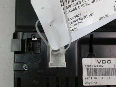ECRAN GPS MERCEDES CLASSE C BERL. III Phase 1 (204) 2007-2010