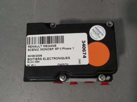 UNITE HYDRAULIQUE ABS RENAULT SCENIC MONOSP. II Phase 1 2003-2006