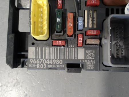 BOITE A FUSIBLES CITROEN C3 PICASSO MONOSP. Phase 1 2009-2012