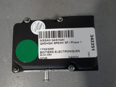 UNITE HYDRAULIQUE ABS NISSAN QASHQAI BREAK I Phase 1 2007-2010