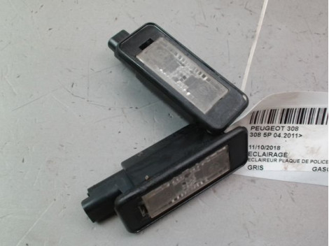 ECLAIREUR PLAQUE DE POLICE PEUGEOT 308 2011-