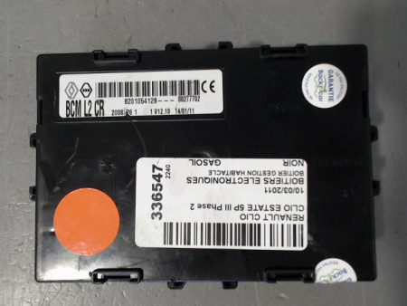 BOITIER GESTION HABITACLE RENAULT CLIO ESTATE III Phase 2 2009-2012