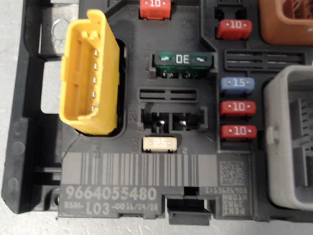 BOITE A FUSIBLES CITROEN C3 I Phase 2 2005-2010