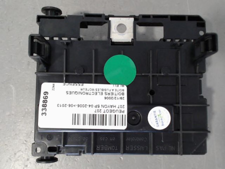 BOITE A FUSIBLES PEUGEOT 207 2006-2013