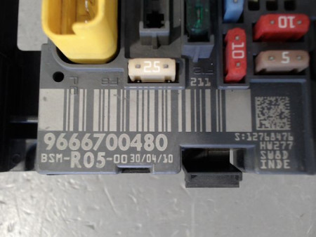 BOITE A FUSIBLES CITROEN BERLINGO BREAK II Phase 1 (B9) 2008-2012