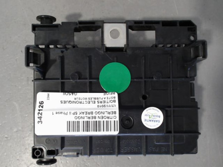 BOITE A FUSIBLES CITROEN BERLINGO BREAK II Phase 1 (B9) 2008-2012