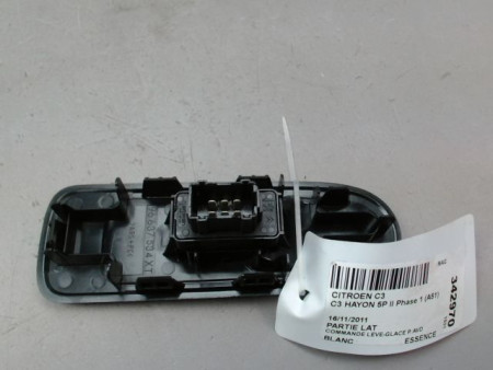 COMMANDE LEVE-GLACE PORTE AVD CITROEN C3 II Phase 1 (A51) 2009-2013