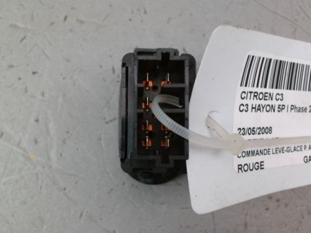 COMMANDE LEVE-GLACE PORTE AVD CITROEN C3 I Phase 2 2005-2010