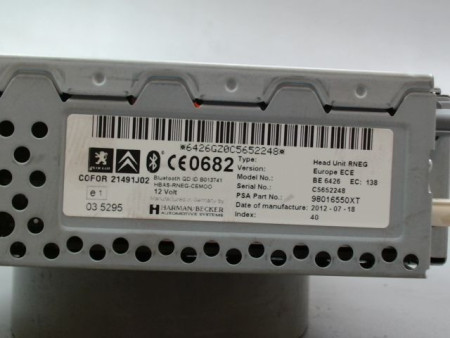 AUTORADIO PEUGEOT 3008 BREAK I Phase 1 2009-2013