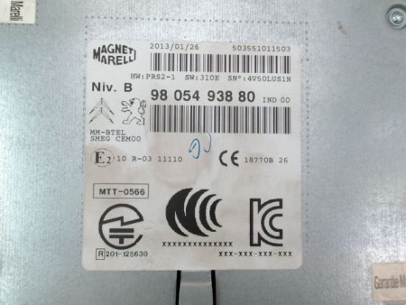 AUTORADIO PEUGEOT 208 Phase 1 2012-...