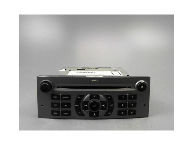 PIECES D'OCCASION GARANTIE : AUTORADIO PEUGEOT 407 2007