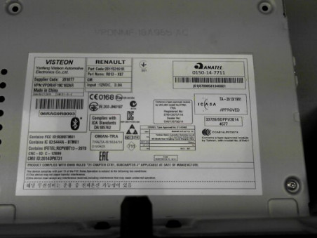 AUTORADIO RENAULT TWINGO 2016