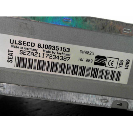 AUTORADIO SEAT IBIZA IV Phase 1 (6J) 2008-2012