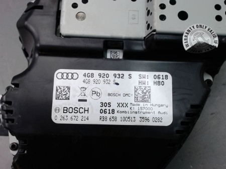 BLOC COMPTEURS AUDI A6 BERL. III Phase 1 2004-2008