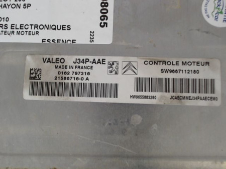 CALCULATEUR MOTEUR PEUGEOT 206 + 2009-2013