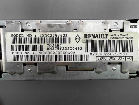 AUTORADIO RENAULT LAGUNA II Phase 1 2000-2005