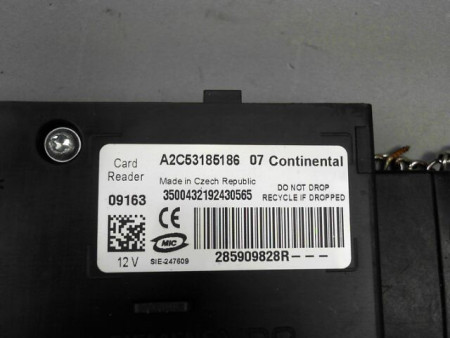 LECTEUR DE CARTE RENAULT MEGANE III Phase 1 2008-2012