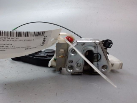 SYSTEME CONDAMNATION AVANT GAUCHE TOYOTA AYGO I Phase 2 2009-2012