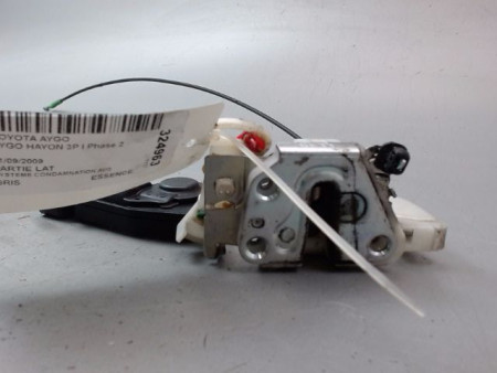 SYSTEME CONDAMNATION AVANT GAUCHE TOYOTA AYGO I Phase 2 2009-2012