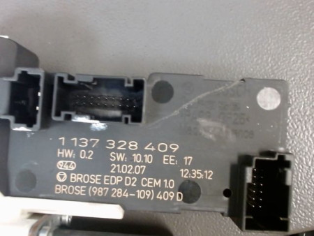 MECANISME+MOTEUR LEVE-GLACE AVANT DROIT CITROEN C6 BERL. 2005-2013