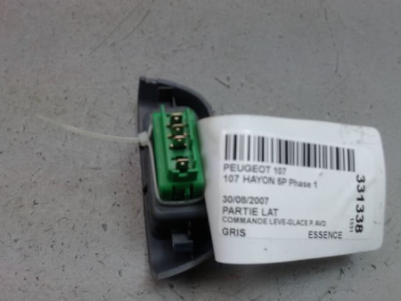 COMMANDE LEVE-GLACE PORTE AVD PEUGEOT 107 Phase 1 2005-2008