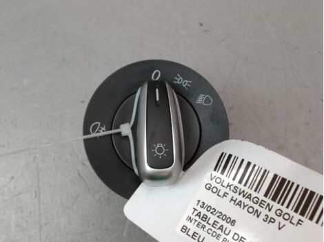 INTERIEUR COMMANDE PHARES VOLKSWAGEN GOLF V 2003-2008